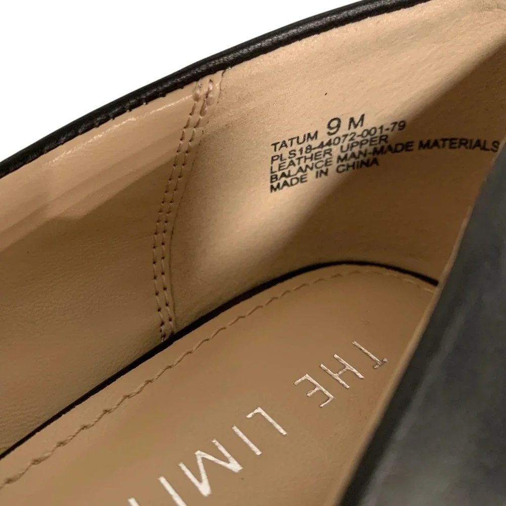 The Limited Tatum Black Pumps Womens Size 9M Pointed Toe Heels Like New Box